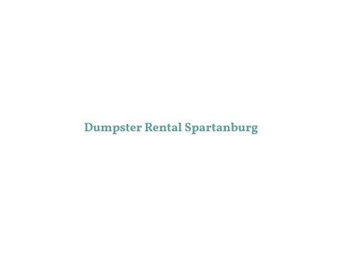 Dumpster Rental Spartanburg
