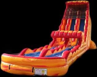 Giant 2 Story high Fire and Ice dual Lane Slide