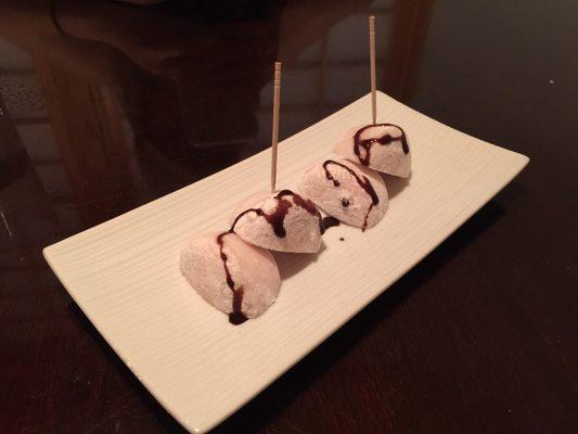 Red bean mochi ice cream!