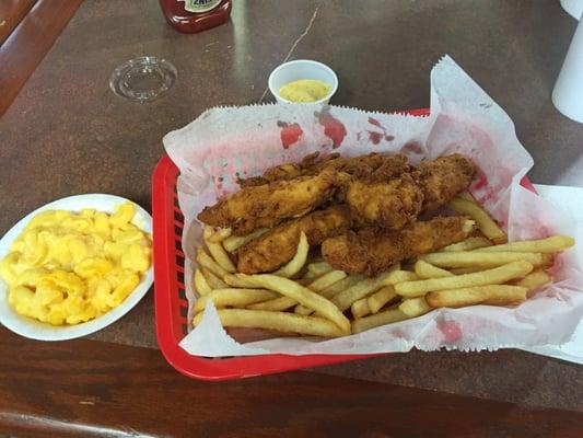 5.99 three piece chicken always comes with extra!