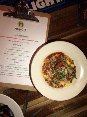 Munch organics thursday trivia- meatballs