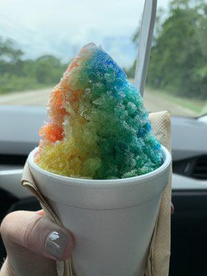 Rainbow snowball