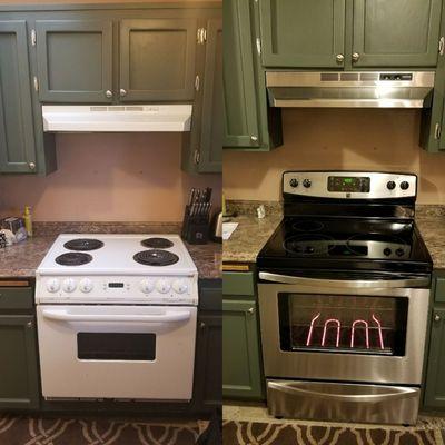 Kitchen appliance update.