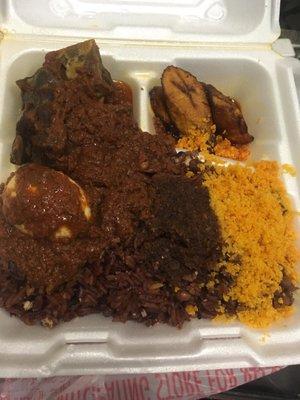 Waakye!! This was soooooo gooooood.