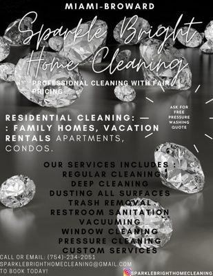 Sparkle Bright Home Cleaning