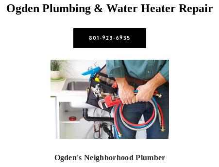 Ogden Plumbing & Water Heater Repair