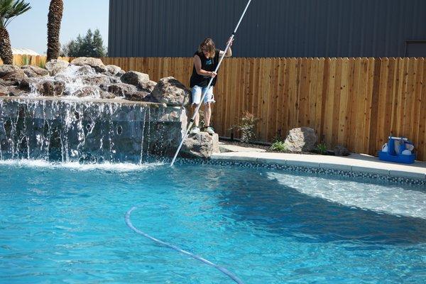 Experienced swimming pool chemical balancing that keeps your pool crystal clear, safe and sanitary!