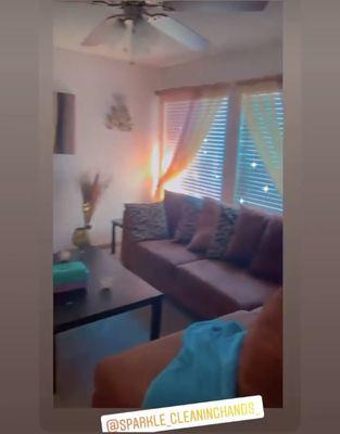 Sparkle cleaning hands