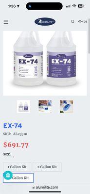 This picture clearly shows the product in 1 gallon containers. Completely misleading to what I received.