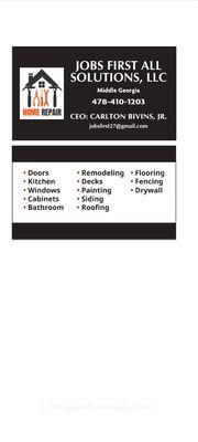 Jobs First All Solutions