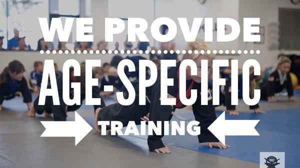 WE believe it's important to teach children according to their stage of development so we break our classes up based on age.