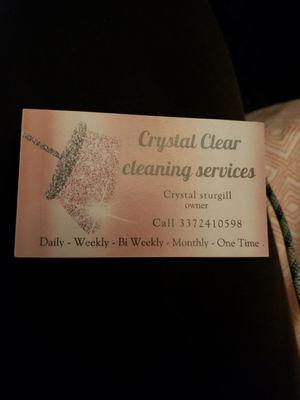 Crystal Clear Cleaning Services