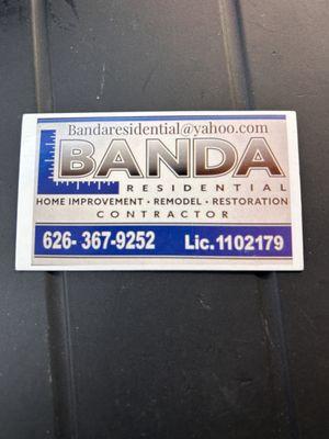 Banda Remodel and Renovation