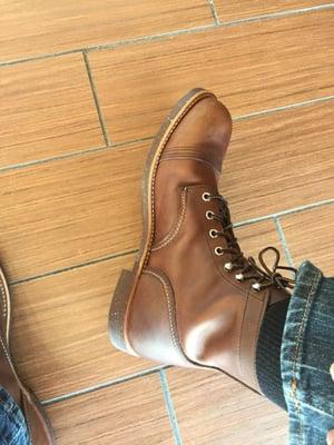 The boots I walked out with.