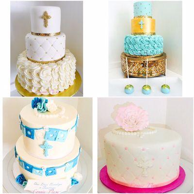 Baptism and confirmation cakes