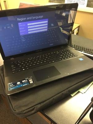 Brand new laptop for 1100$! With nothing but scratches!