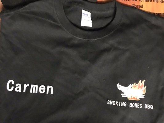 Smokin Bones Bbq T-shirt
