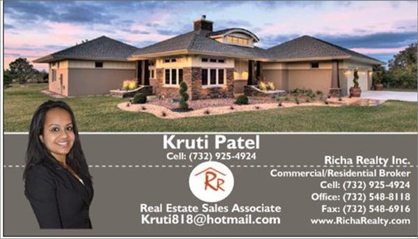 Kruti Patel -Richa Realty & Mortgage