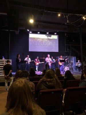 Announcements and Worship