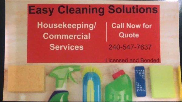 Easy Cleaning Solutions
