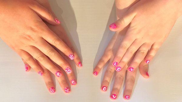 Valentines day nails