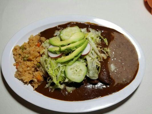Enchiladas de mole