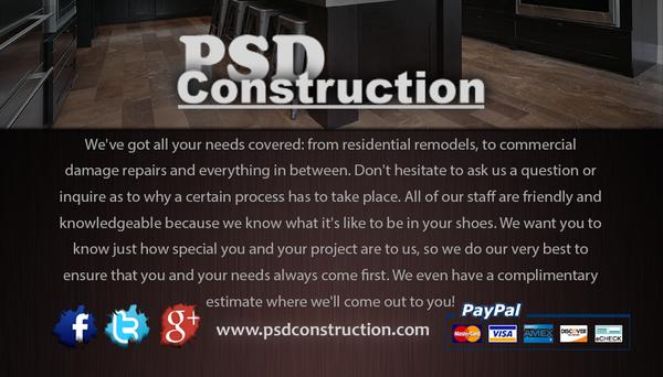 PSDconstruction/General Contractor/Windows & Doors