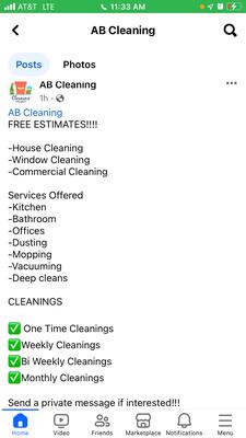 W. J. Cleaning Services