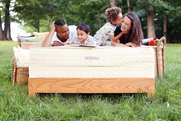 A comfortable and healthy mattress the whole family can enjoy.