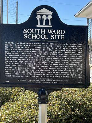 History! Site of the fIrst school in Pinellas County established 1873!