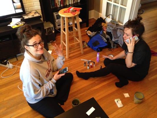 Service with a smile!