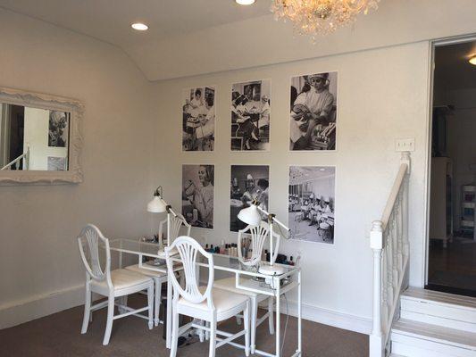 Nail Salon - Vintage, clean and comfortable setting. DOL inspection rating 100%