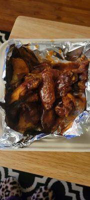 Hot bbq wings