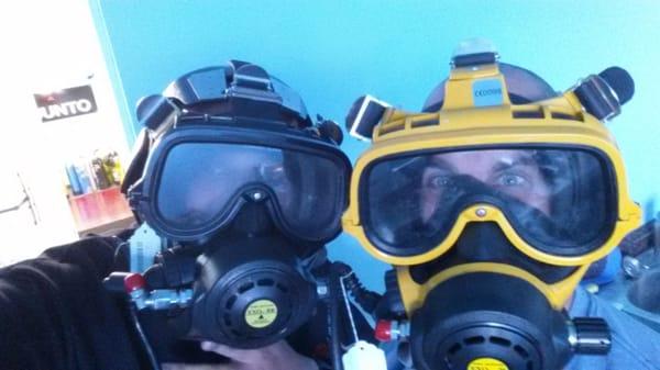 Jon and I horsing around!