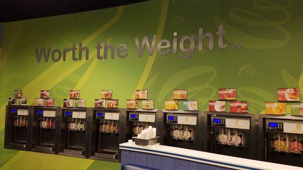 Frozen Yogurt healthier option to dessert.