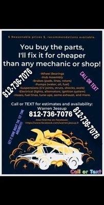 Warren's Mobile Mechanic Services