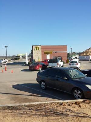 One of the smallest micky D's I've seen. New and clean for now.