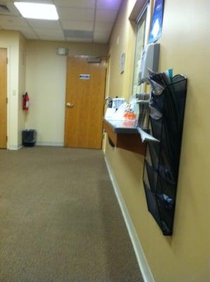 In the lobby.. shh no cellphones..