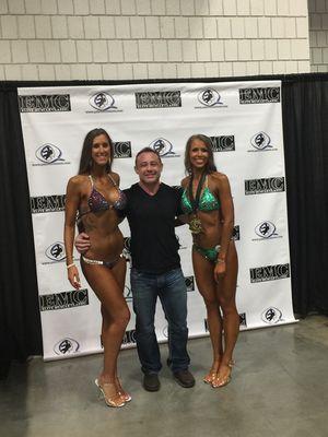My 2 ladies competing last November