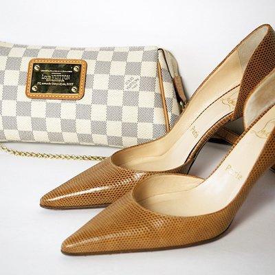 Louis Vuitton Purse Christian Louboutin Heels
