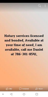 Daniel's Notary