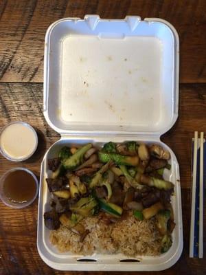 Filet Mignon and Hibachi Shrimp