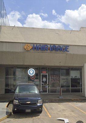 Front entrance to business