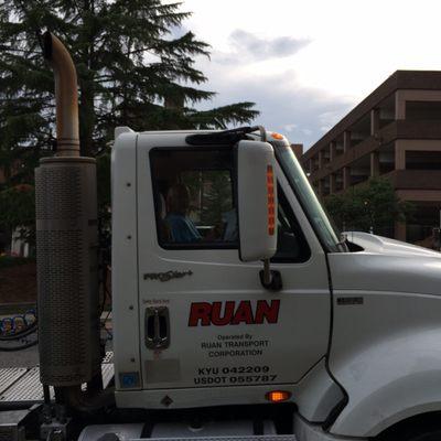 This driver decided to block both mine and my neighbors driveway for 10 minutes even when asked to move his response was "tough luck!"