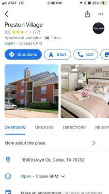 It's an apartment complex. The phone number and address to this business Family Affair and More florist is all fake.