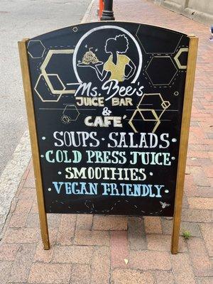 Offerings sign