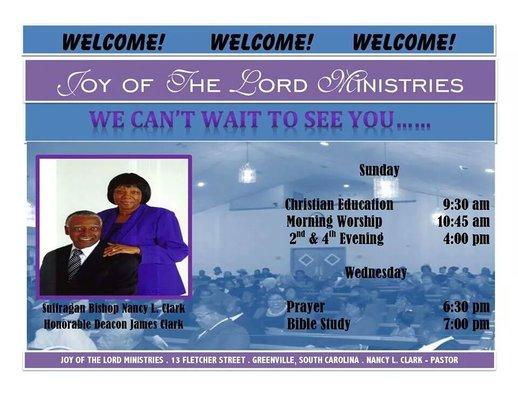 Joy of the Lord Ministries