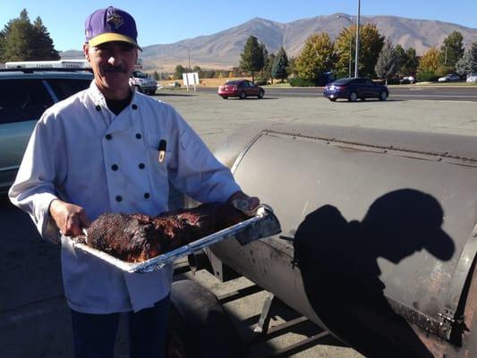 Tri-tip right off the grill