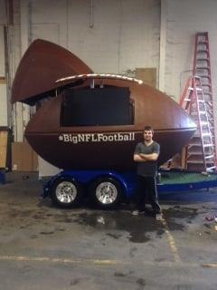 Detailing the NFL network football