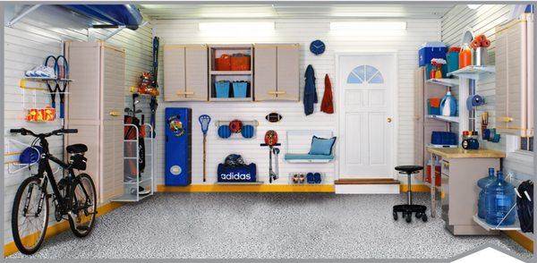 Garage Storage System & Floor Coating